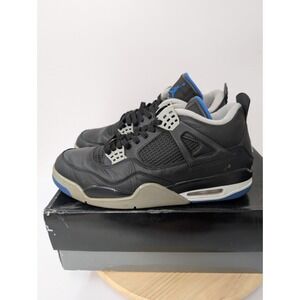 AUTHENTIC 307497 006 Jordan 4 Retro Motorsports Alternate 2017 Mens 9.5 Black